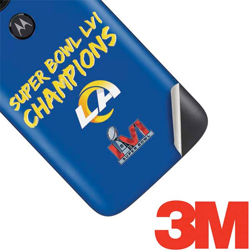 NFL Super Bowl LVI Champions Rams Moto E5 Play Skin
